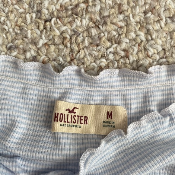 Hollister Ribbed Striped Off Shoulder Top - Picture 5 of 5